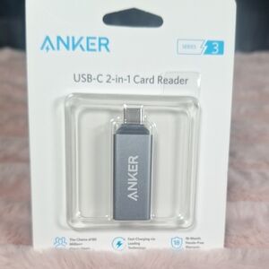 Anker Silver USB-C Card Reader